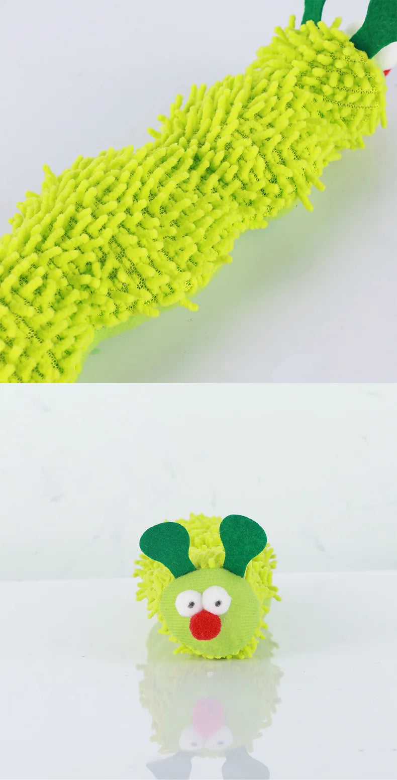 Caterpillar Catnip Silvervine Cat Interaction Toy Clean Mouth Kitten Toy Pet Supplies Accessories