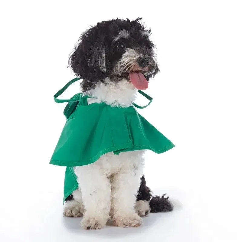 Dog Raincoat The Dog Face Reflective Dog Raincoat All-in-one Raincoat for Dogs with Closed Belly Pet Dog Duck Shark Frogs Shape