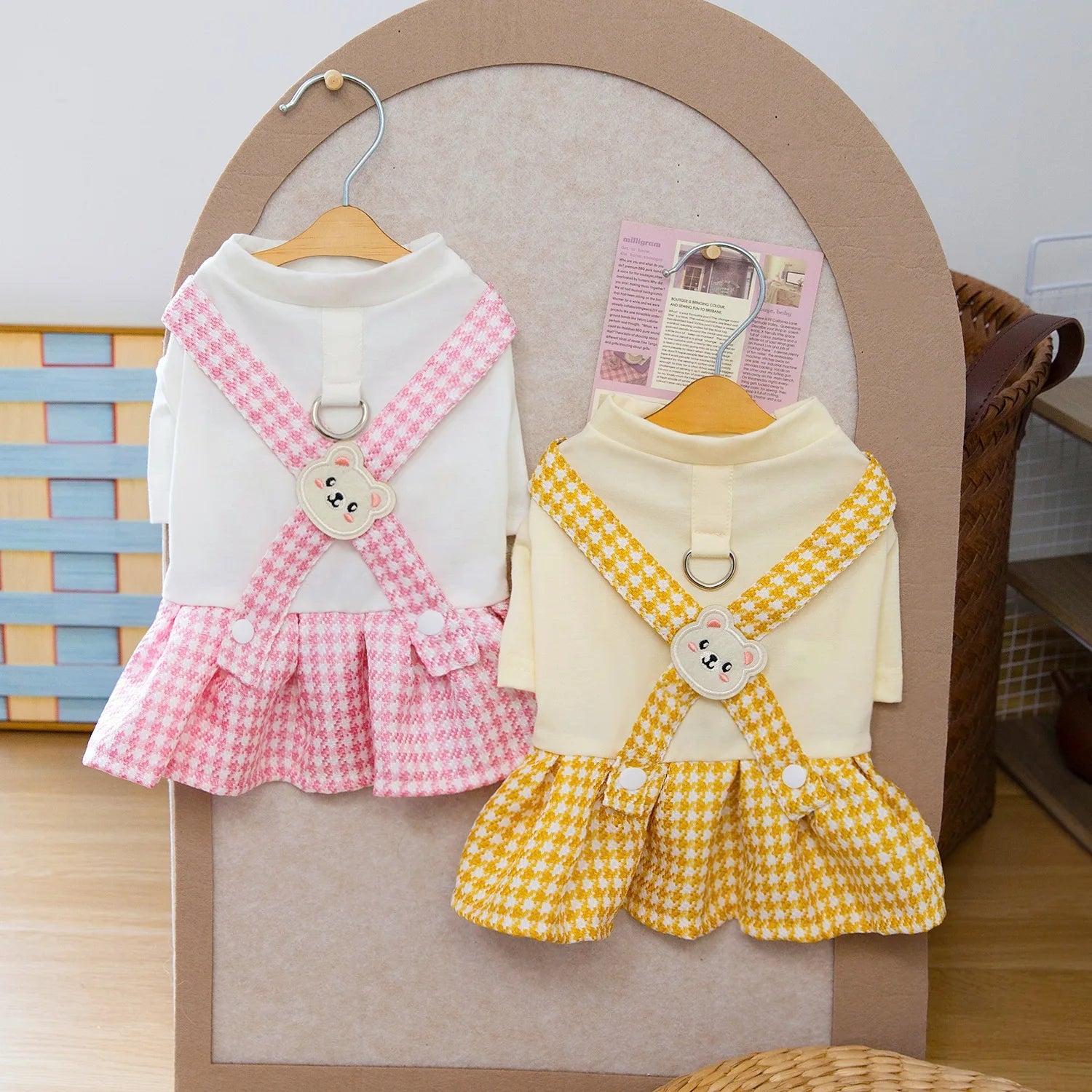 Spring Dog Cat Clothes for Cats, Luxury Brand Design Pet Cat Overalls Dress Puppy Princess Tutu Skirts Small Dog Kitten Costume