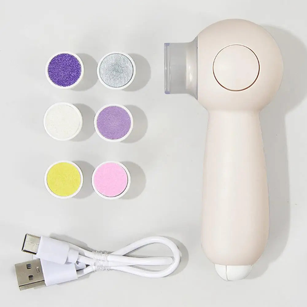 Parrot Nail Trimmer Noiseless Electric Beak Grinder Multipurpose Bird Care Supplies Nail Trimming Tool With 6 Grinding Heads For