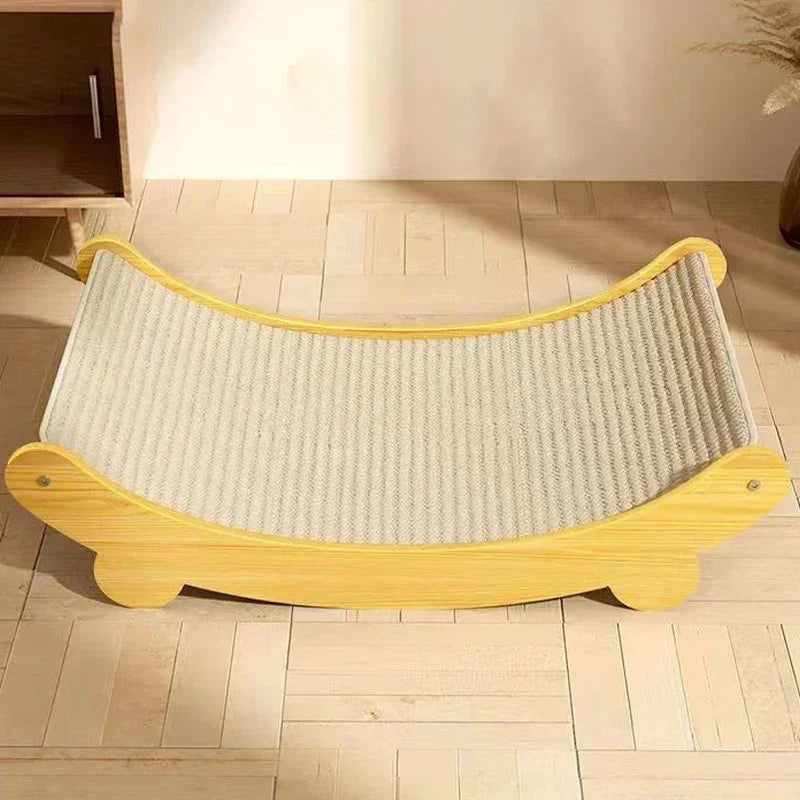 Cat Scratching Pads Multifuction Wooden Cats Sleeping Bed Detachable Wear-resistant Cat Scratch Board Kitten Grinding Cats Toys