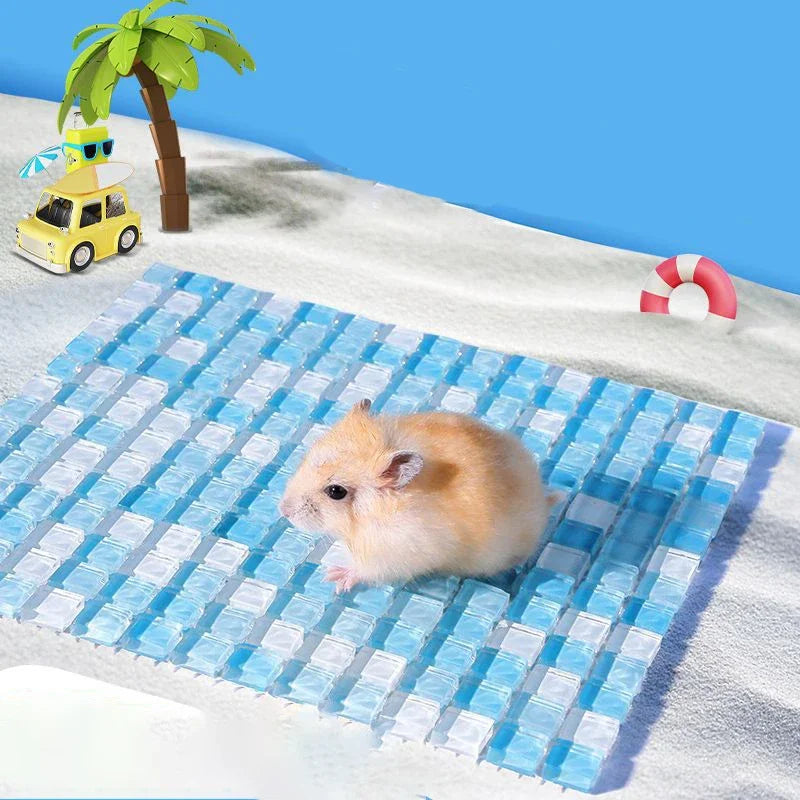 30*30cm Summer hamster cooling and heat dissipation gold wire heat dissipation ice mat crystal rabbit ice house mat pet cool mat