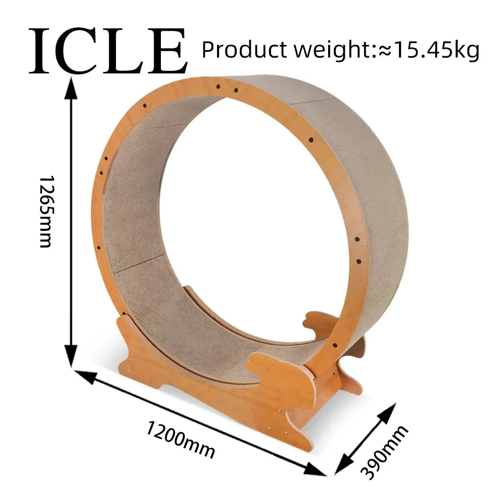 Cat Running Wheel Cat Training Supplies Silent Cat Fitness Roller Corrugated Cat Scratcher Cat Scratching Board Replaceable