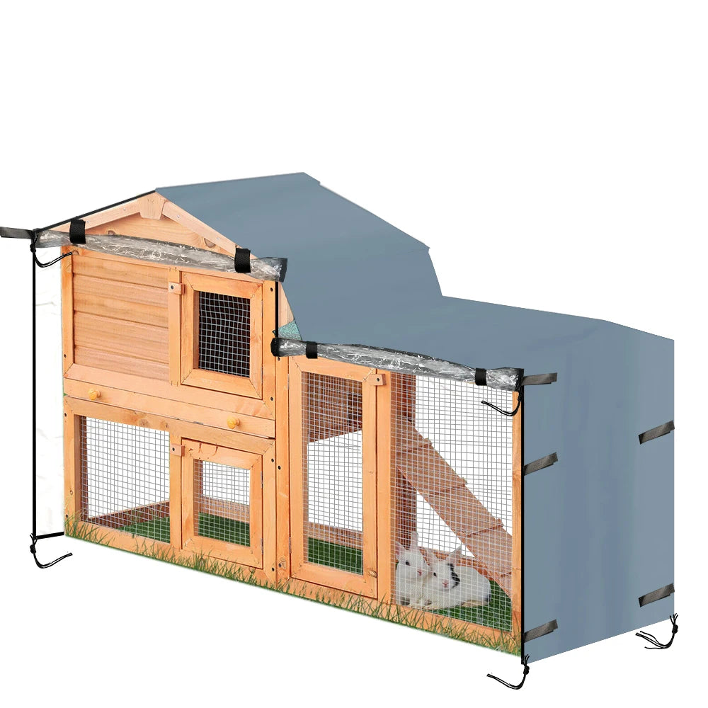 210D Oxford Fabric Rabbit Kennel Cover Dustproof Moistureproof Cage Cover Triangle Pet House Cover Accessories