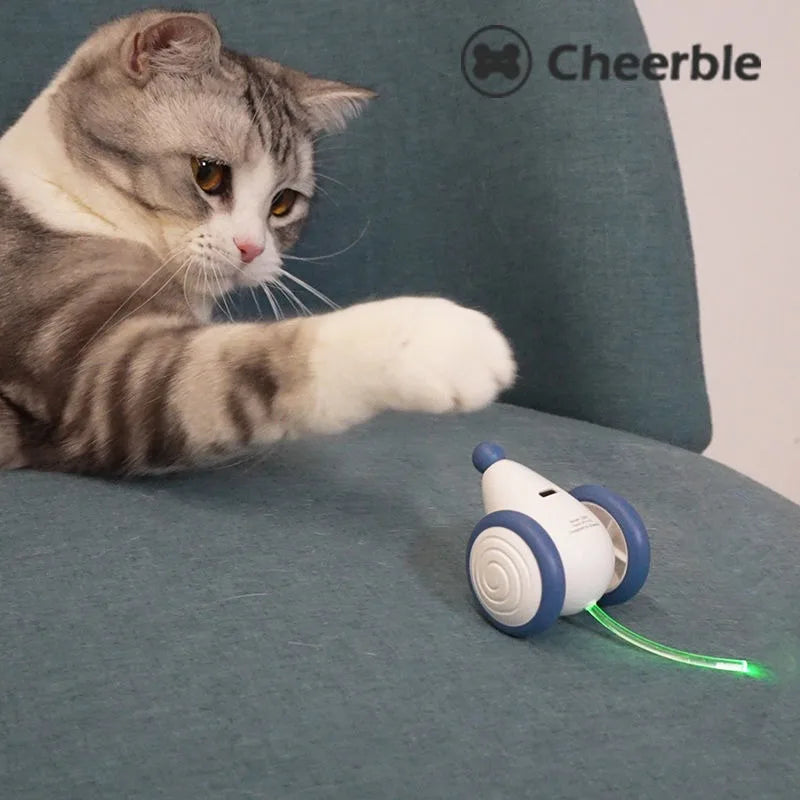 Cat Training Toy Mouse Intelligent Pet Toy Automatic Charging And Boredom Relieving Tool Cat Teasing Stick Pet Supplies