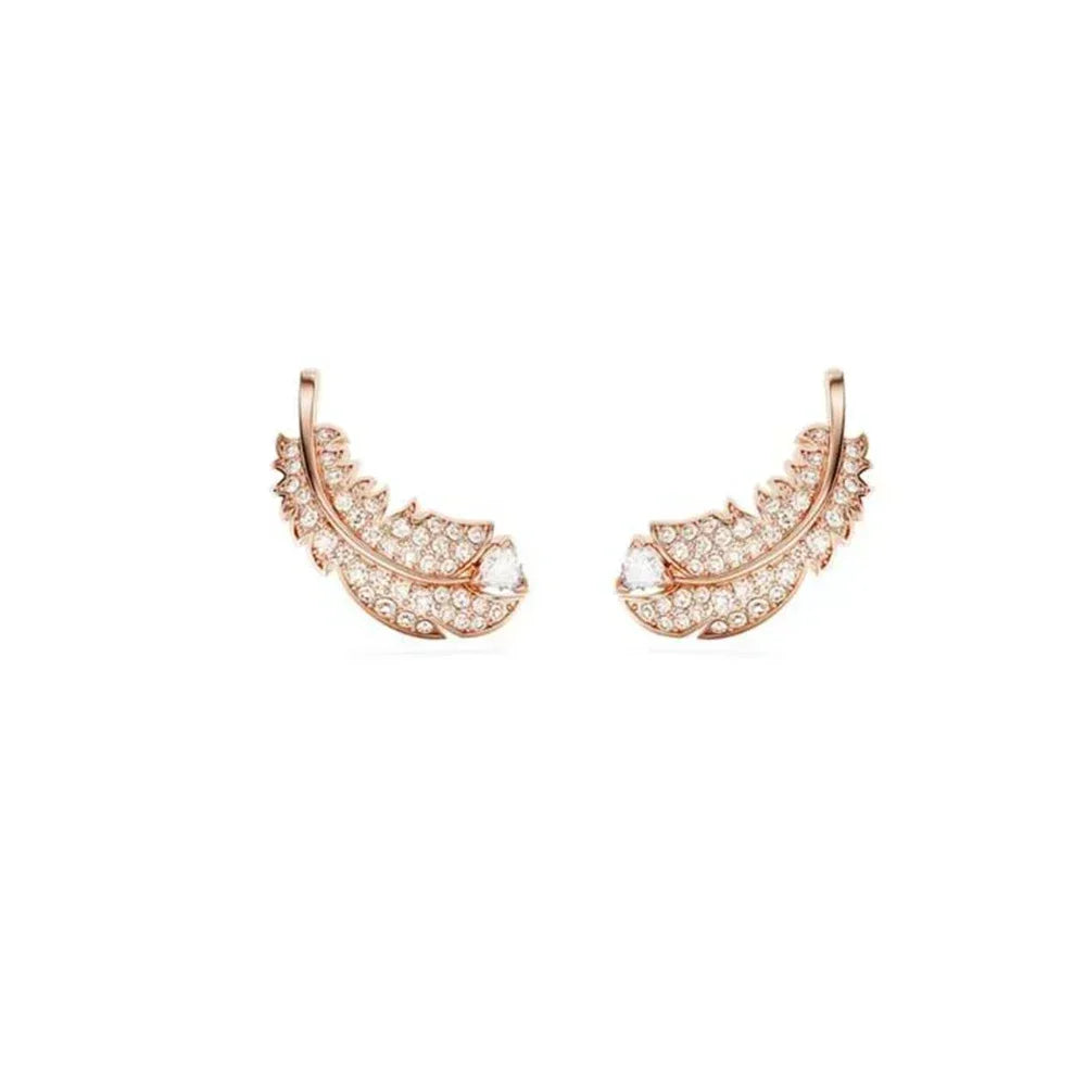 New Hot Sale Idylia Crystal Pearl Heart-shaped Lucky Grass Set; Elegant and Noble Cat Accessories as a Gift