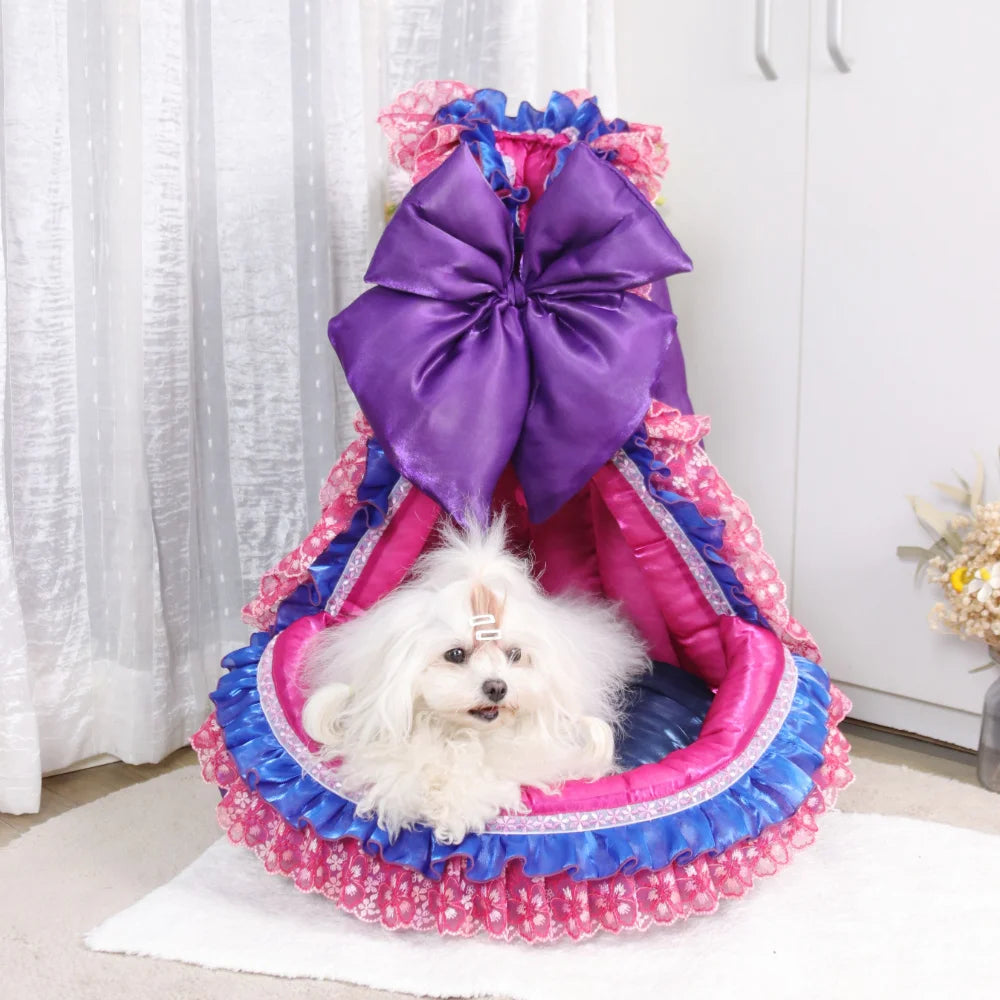 Fashion Pet Dwelling [Multi-functional Transformation] Removable and Washable Pet Kennel Victorian Style for Cats and Dogs
