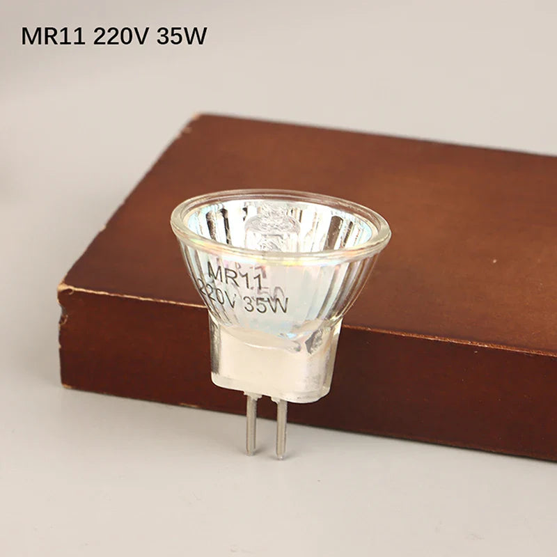 120V 220V 35W 50W Bubble GU10 MR11 MR16 Halogen Reflector Cup Light Thick Glass Halogen Tungsten Spotlight Lamp Cup