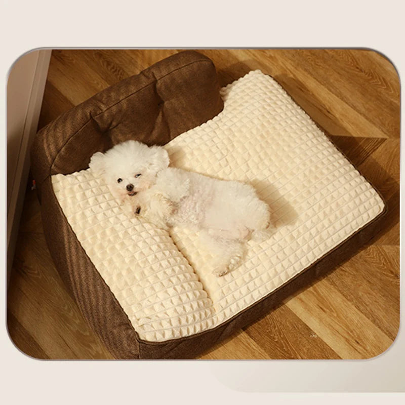 HOOPET Dog Cat Warm Sleeping Bed Cozy Nest Mat Medium Big Dogs Cushion Kennel Cat Pad Pet Supplies