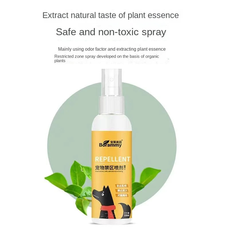 Forbidden Area Spray 120ml prevent cats from getting into bed and pulling urine anti-dog urine spray indoor dog toilet inducer