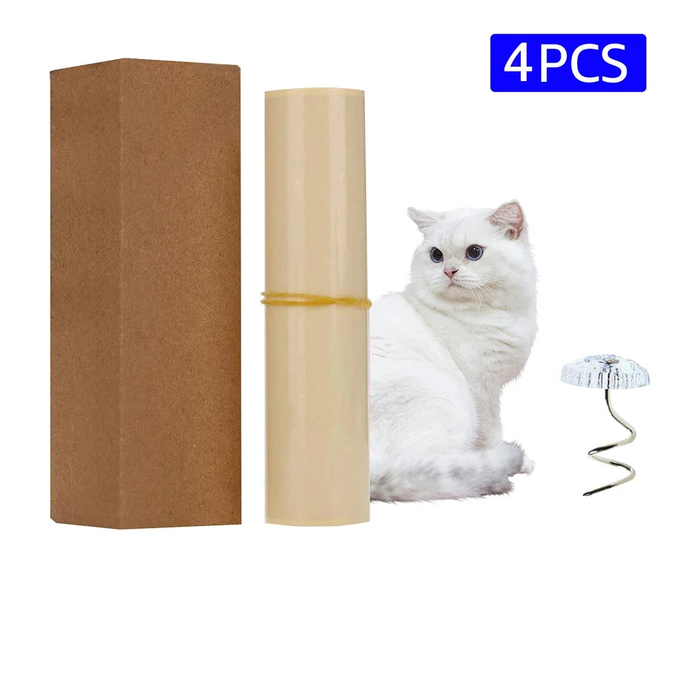 Cat sofa protector 4 pieces Anti-cat scratching furniture protector Cat furniture protector Double-sided sofa anti-scratch tape