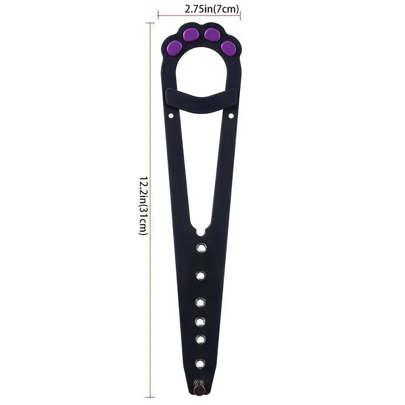 Dog Door Stopper Elastic Gate Lock Flex Latch Strap Cat Door Holder Latch Adjustable Keep Dog Out From Entering Pet Gate Supply
