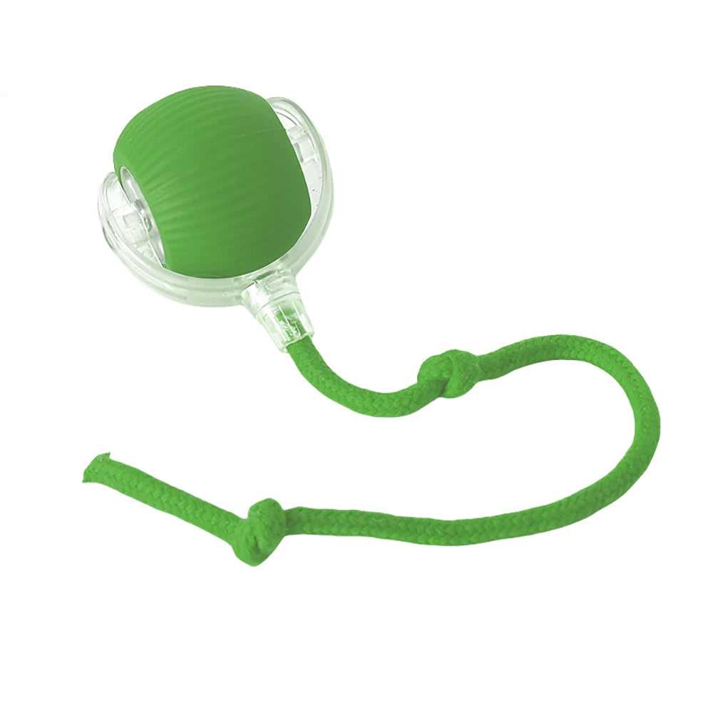 Automatic Rolling Ball with Tail Lamp USB Rechargeable Smart Interactive Cat Ball Toy for Cats Pet Dog accessories 고양이 장난감