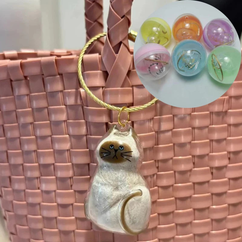 Pet Hair Keepsake Box Memorial Bottle for Cat Fur Storage Container for DIY Decoration Gift Pet Lovers Pet Hair Storage Capsule