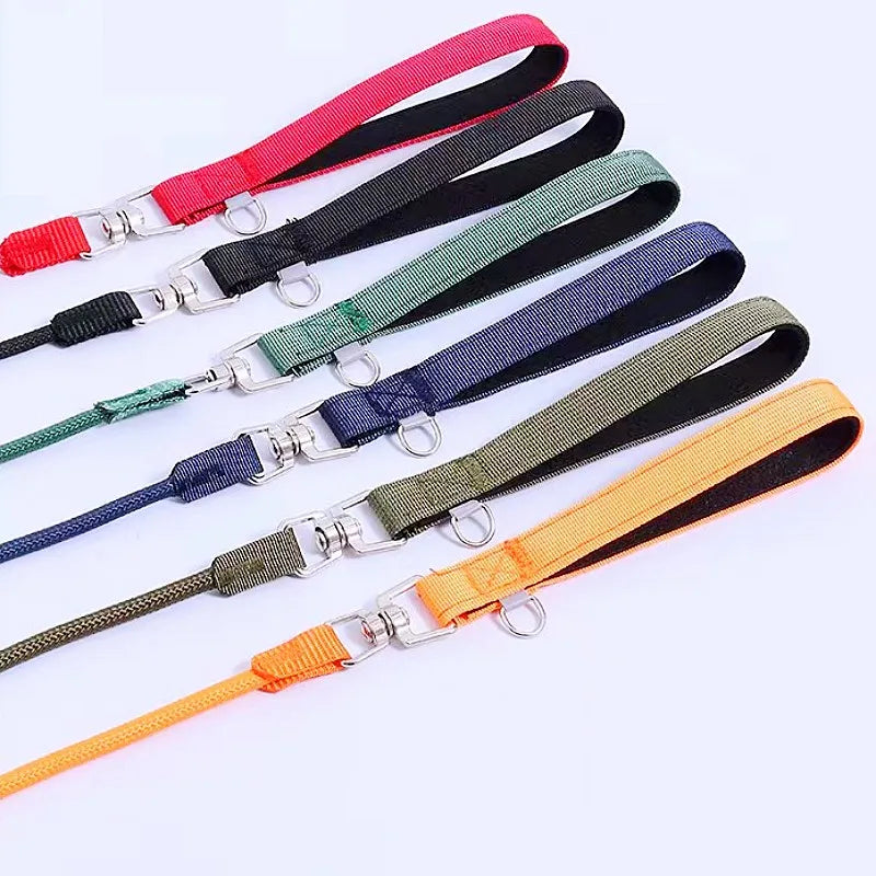 Dog Leash Colorful Long Dogs Leash 2M Pet Chain Nylon Leashes for Dog Walking Comfortabe Handle Dogs Leashes 160cm Pet Supplies