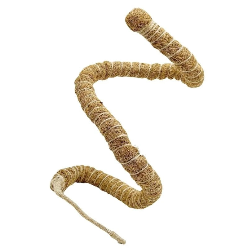 Flexible Artificial Jungle Vine for Reptiles Terrariums Decoration Coconuts Fibre Vine for Amphibians Climbing and Shelter
