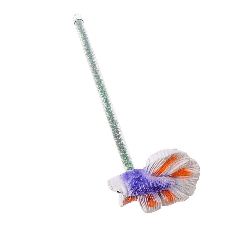 Betta Training Wand Simulation Betta Wand Betta Fish Training for Fish Active Aquariums Wand Fishtanks Accessories