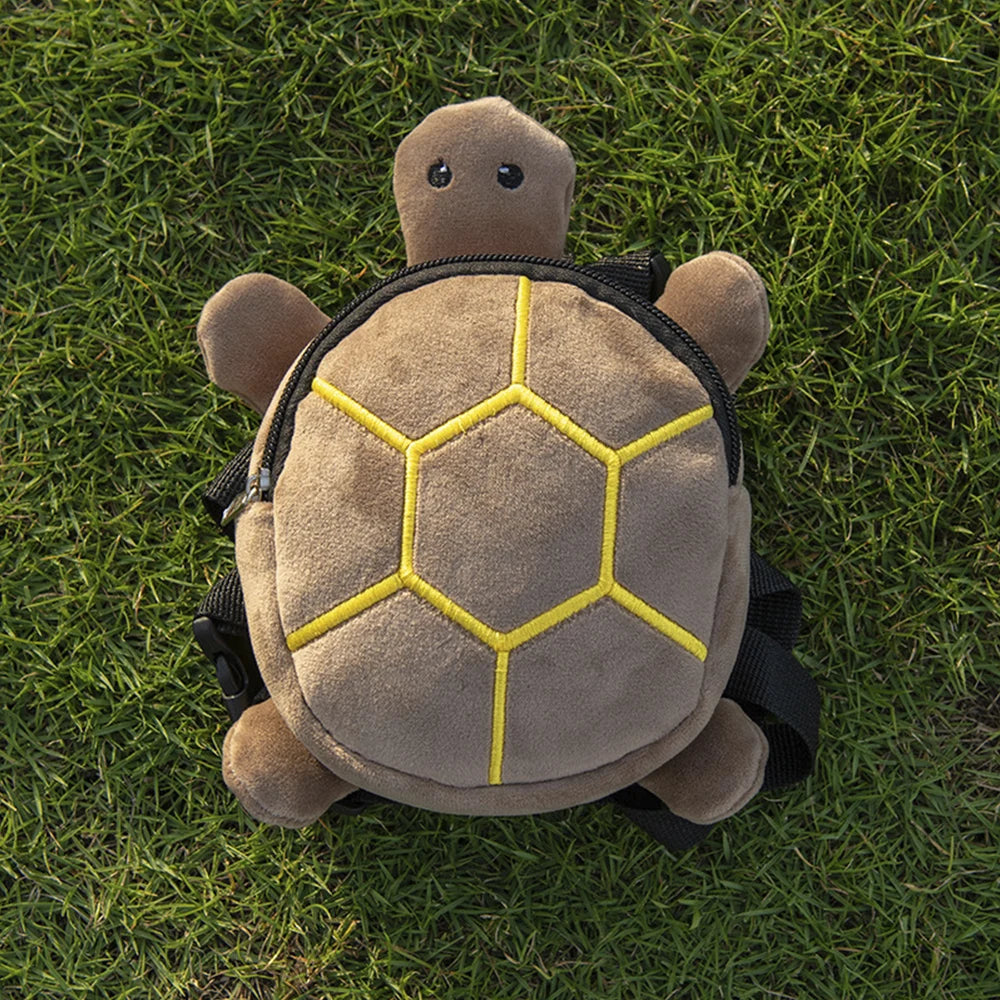 Dog Snack Bag Turtle Shape Dog Bag Pet Backpack Puppy School Bag Large Capacity Convenient Soft Portable Cute