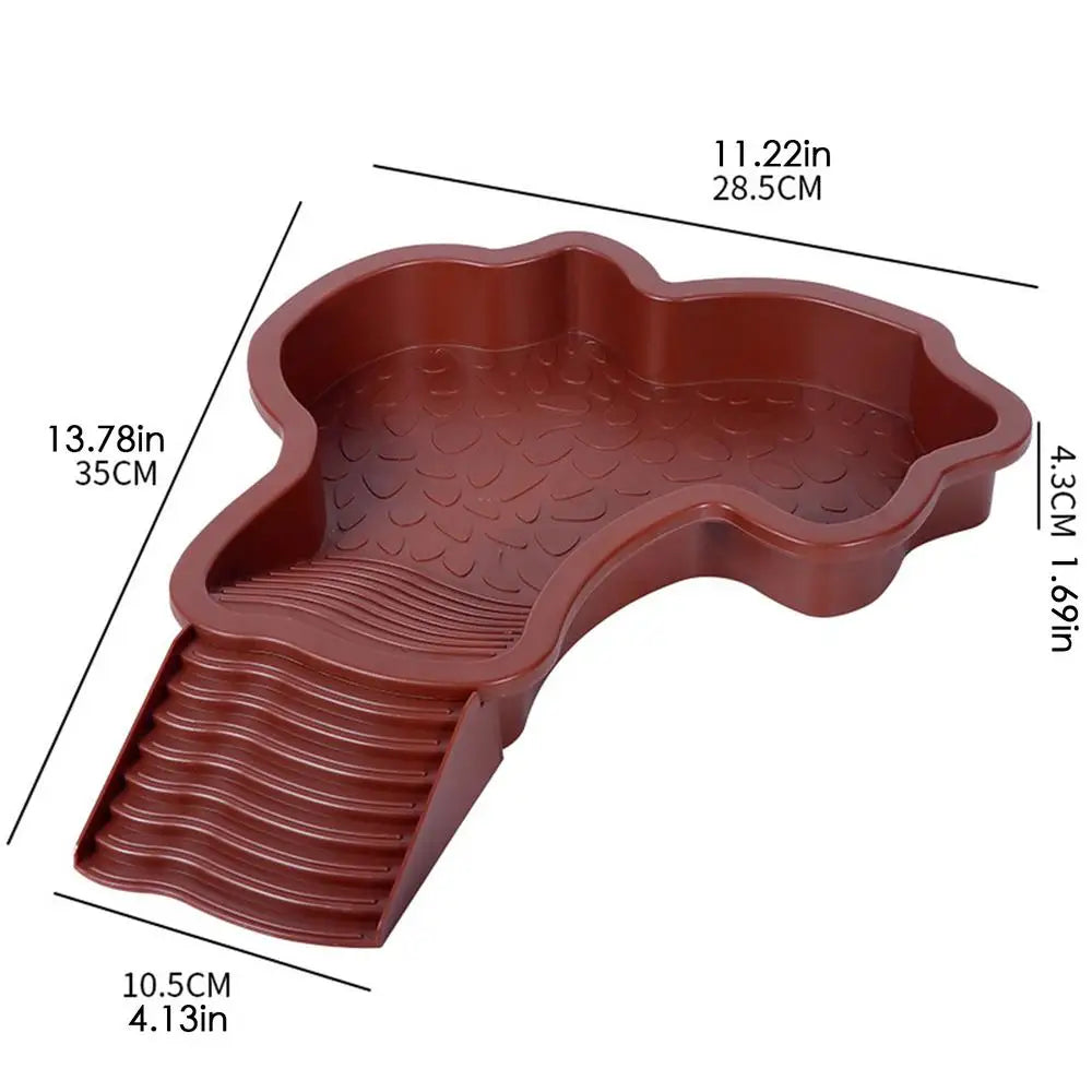 Turtle Feeding Dish Reptile Bathing Pool With Ramp And Basking terrace Aquarium Ornament For Turtle Bearded Dragon Gecko Yard