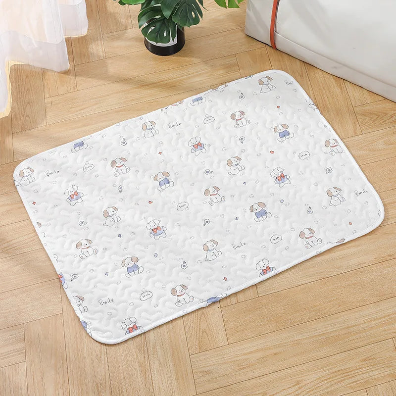 Summer Mat Pet Cooling Ice Blanket Mat Moisture Proof Dog Floor Sofa Cushion Skin Friendly Cat Sleep Breathable Pet Bed Covers