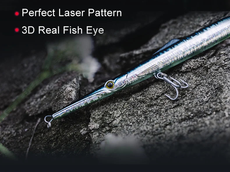 Kingdom Fishing Lures 11g 13g 30g 40g 205mm 130mm Long Casting Needle Pencil Artificial Stickbaits Sinking Floating Fishing Lure