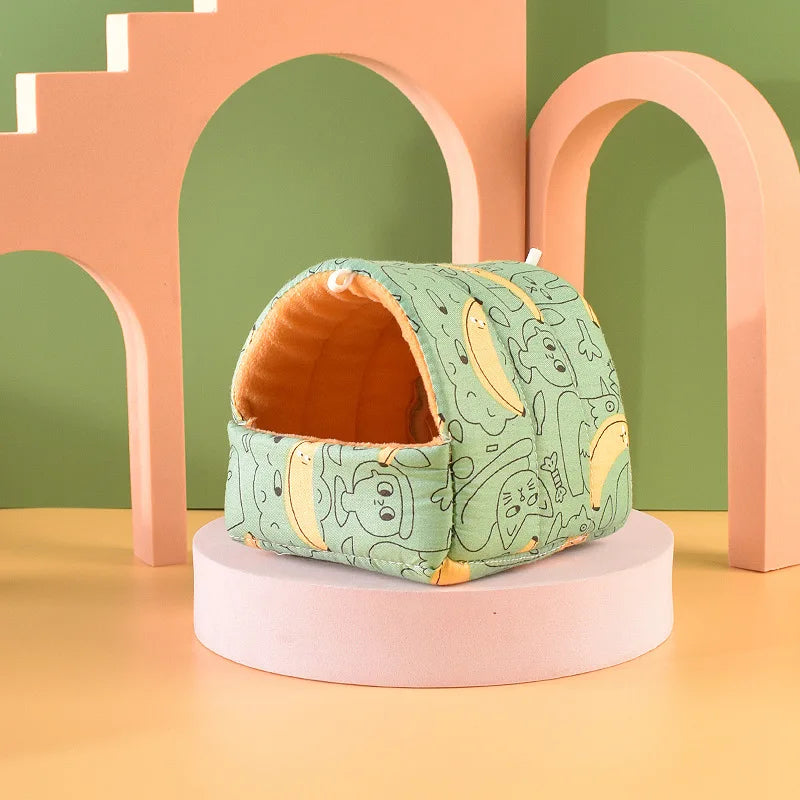 Rodent Hammock Guinea Pig Bed Hamster Bed Rodents Ferret Hammock Guinea Pig Accessories Chinchilla House Pet Guinea Pig Goods