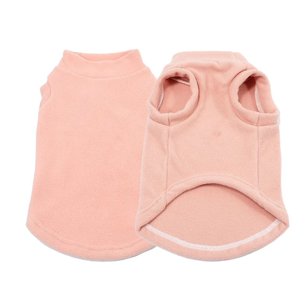 Fleece Cat Dog Jacket S to 8XL Spring Autumn Pet Clothes for Small Medium Large Dogs Puppy Big Dog Vest Kitten Pullovers Outfit