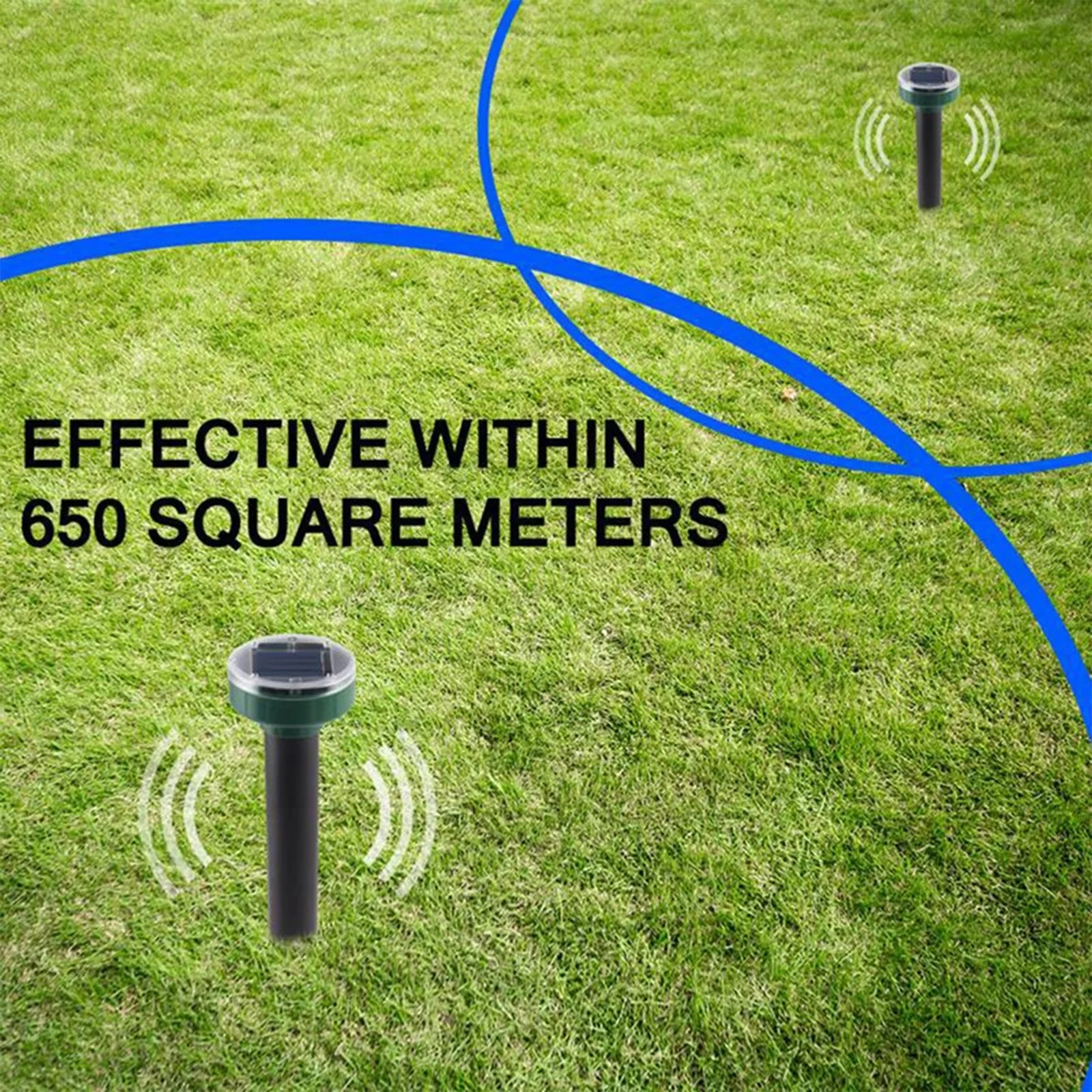 Solar-powered ultrasound drives animals outdoor waterproof sun repellent snake mole rat buzzing repellent snake hamster remover