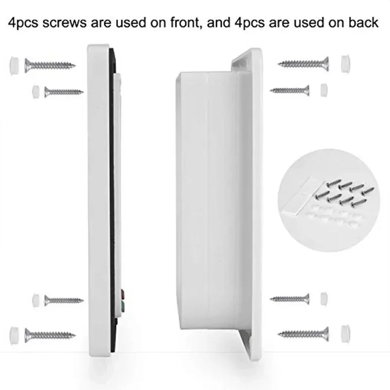 Cat Door for Windows, Pet Doors and Sliding Door, Safety Pet Door with 4 Way Lock, Weatherproof Cat Flap for Thin Door and Wall