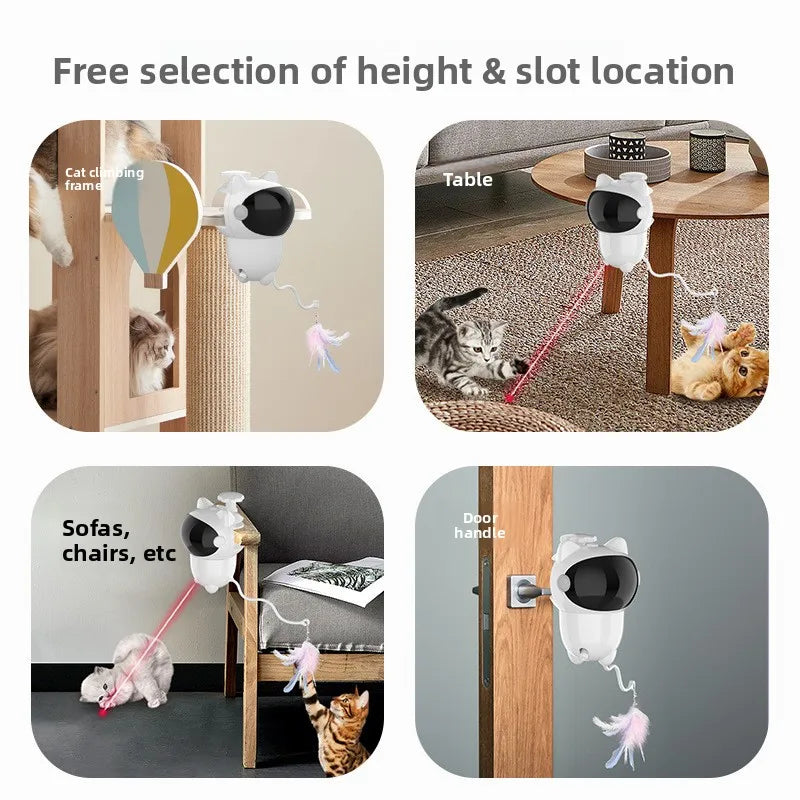 Cat Taser Automatic Infrared Laser Intelligent Interactive Feather Cat Toy Pet Products Мяч Для Собак Большой