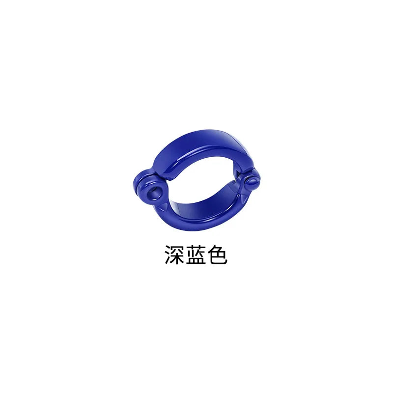 3.5-9.5mm Parrot Foot Rings Metal Pet Bird Leg Rings Outdoor Fly Training Activity Anti-Lost Opening Clip Leash Accessories