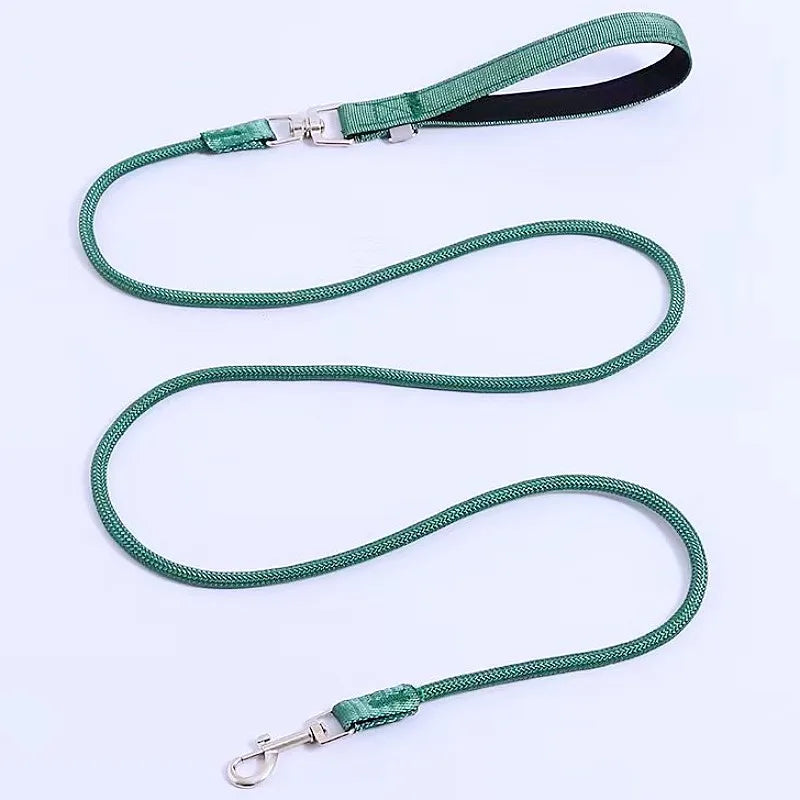 Dog Leash Colorful Long Dogs Leash 2M Pet Chain Nylon Leashes for Dog Walking Comfortabe Handle Dogs Leashes 160cm Pet Supplies