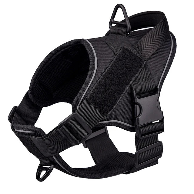 Dog Harness NO PULL Reflective Breathable Adjustable Pet Harness For Dog Vest Pasted Outdoor Walking Dog Collar Strap