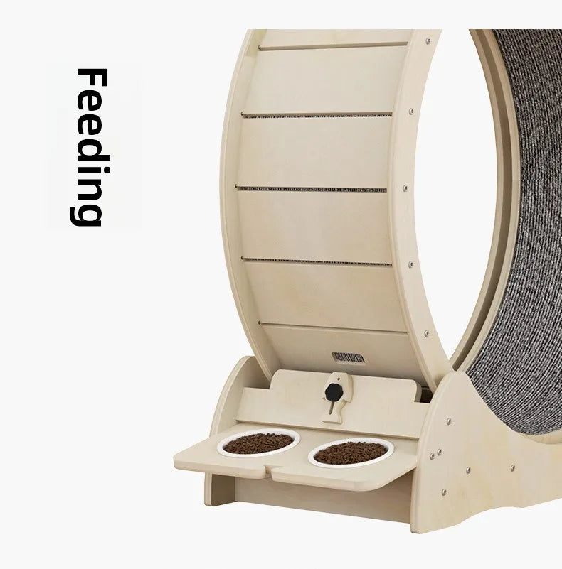 Cat Treadmill Anti-depression Fiberboard Mascot Wooden Pet Pedal Pet Dog Fun Fitness Running Wheel