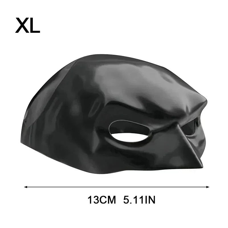 Cat Face Cushion Bat Cosplay Hat Spooky Halloween Atmosphere Prop Plastic Black Make-up Half Mask Party