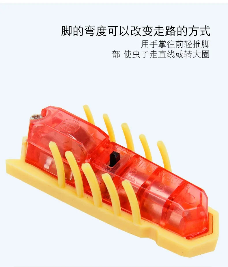 Funny Electric Bugs Cat Toy Automatic Escape Mini Robot Bug Vibration Insect Toys for Cats Battery Operated Cockroach Ladybug