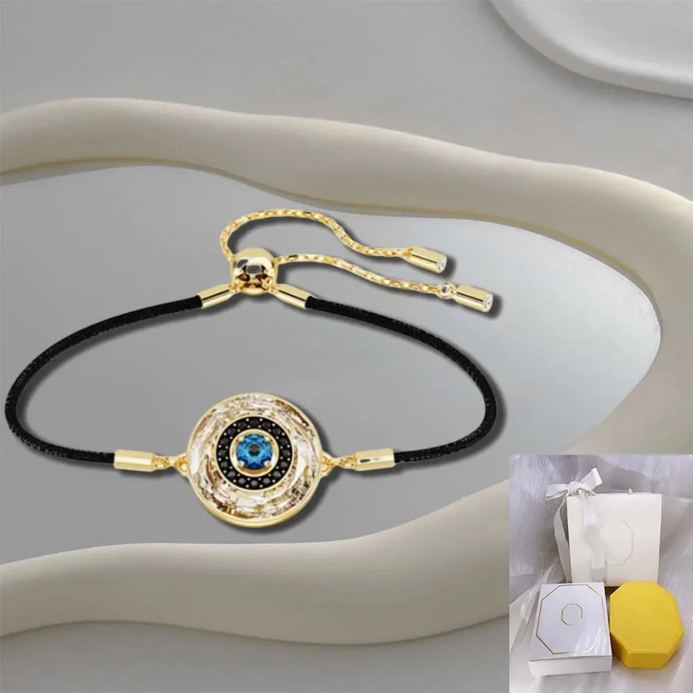 New Sublima Round Devil's Eye Gold Plated Bracelet cat Women's Personalized Simple Gift