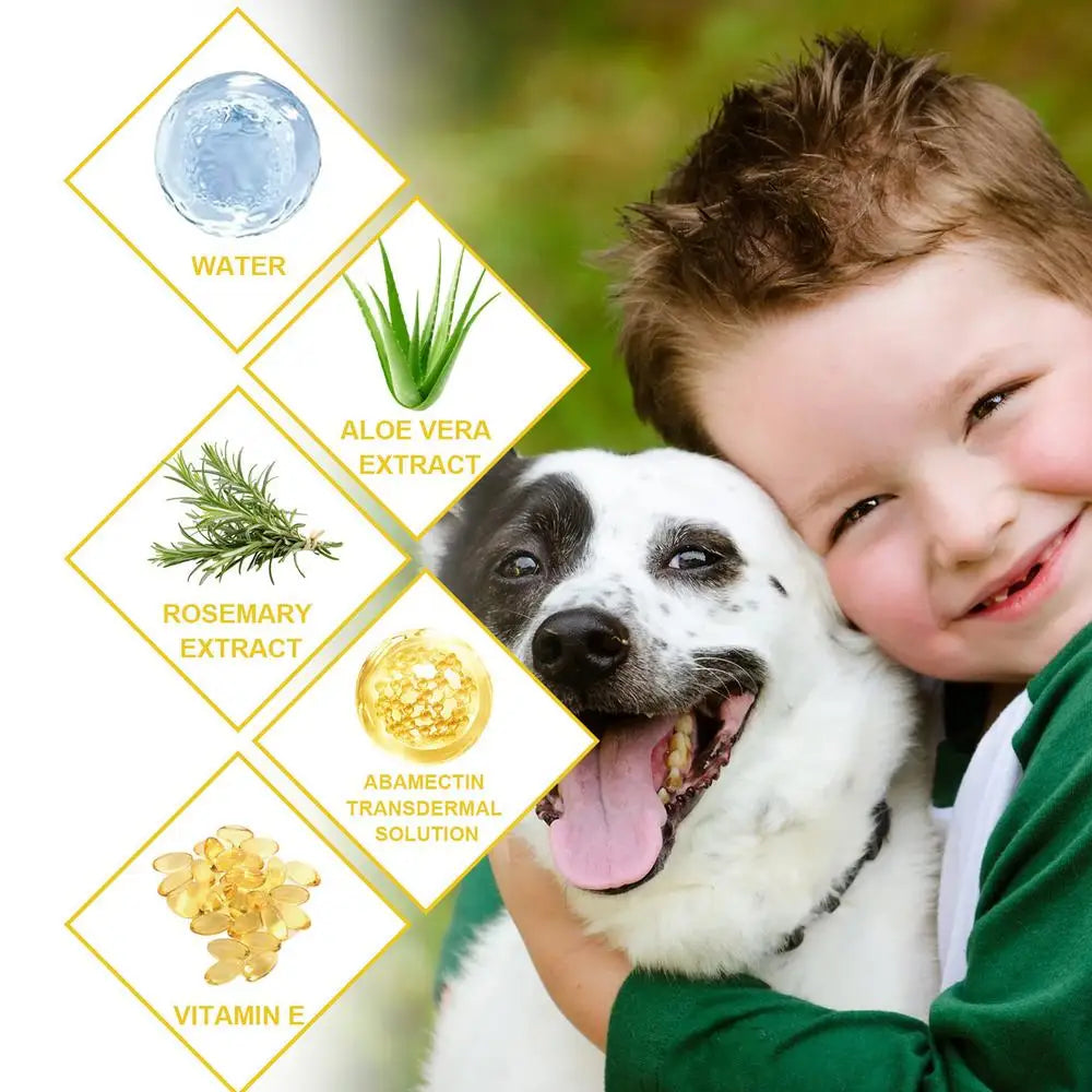 Pet Dogs Cat Vitro Drops Pet External Drops Anti Flea Drops Long Lasting Tick Removal Tool Comfortable Tick Liquid for Cats