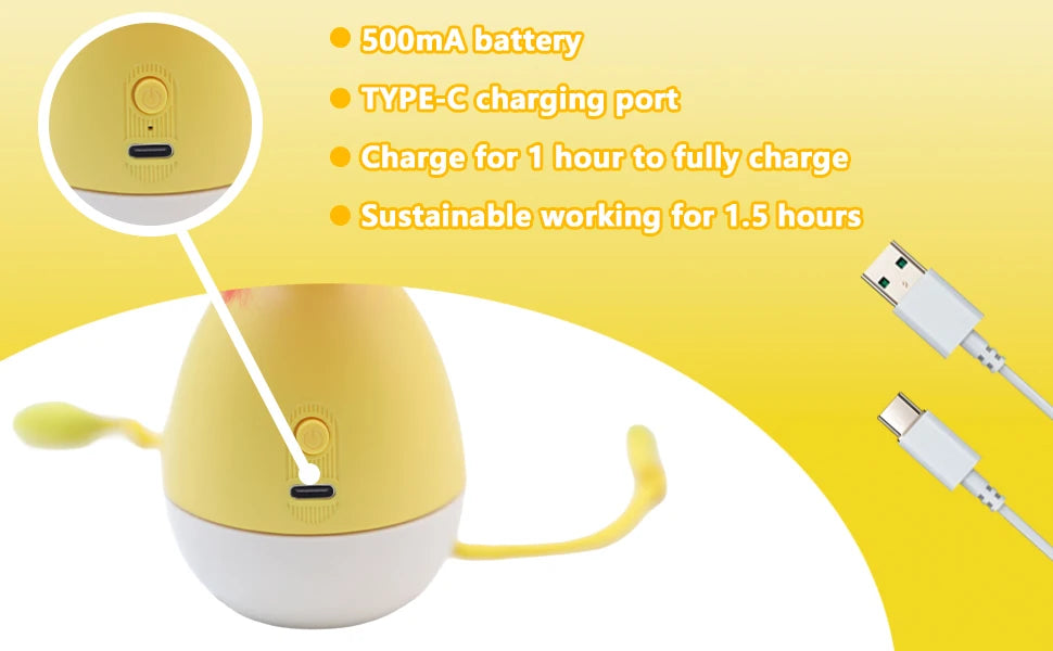 Rechargeable Automatic Laser Interactive Cat Toy with 360° Rotating Tumbler Kitten Toy, Touch Sensor and Silent Motor,