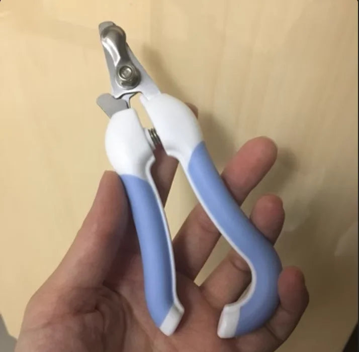 Professional Pet Nail Clipper Stainless Steel Dog Cat Nail Trimmer Labor-Saving Nail Clipper Convenient Dog Grooming Supplies