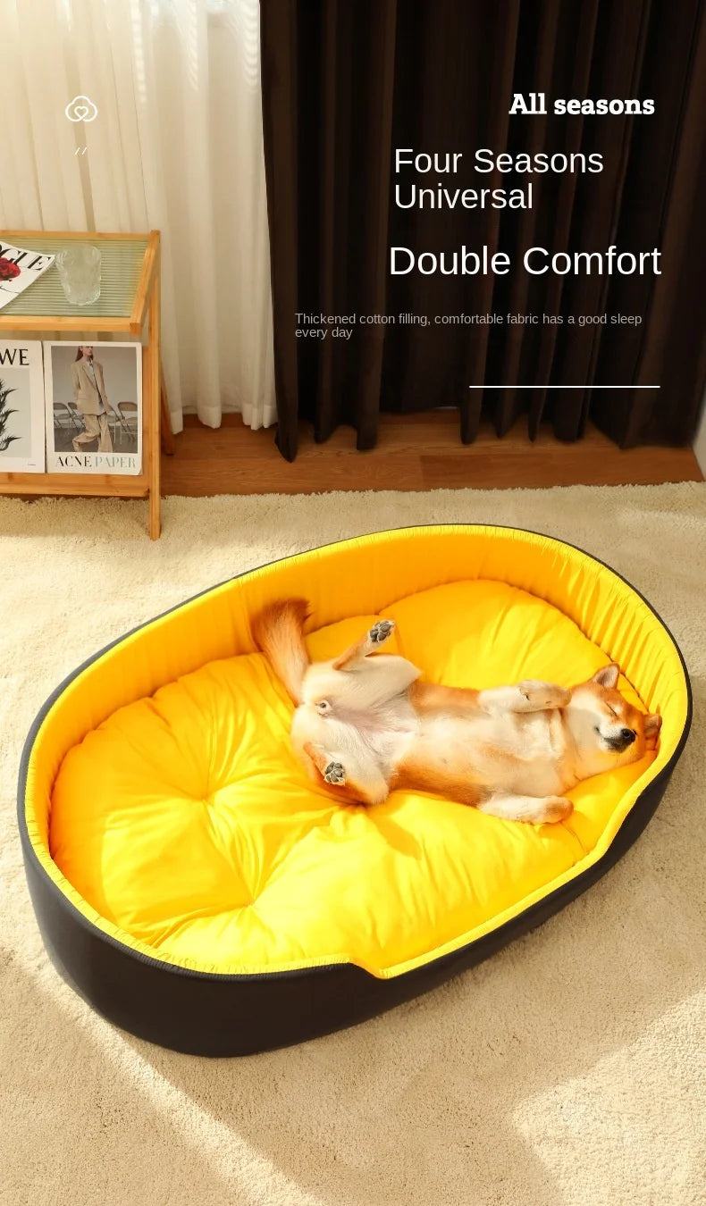 Pet Dog Bed Four Seasons Universal Big Size Extra Large Dogs House Sofa Kennel Soft Pet Dog Cat Warm Bed S-XXL Pet Accessories