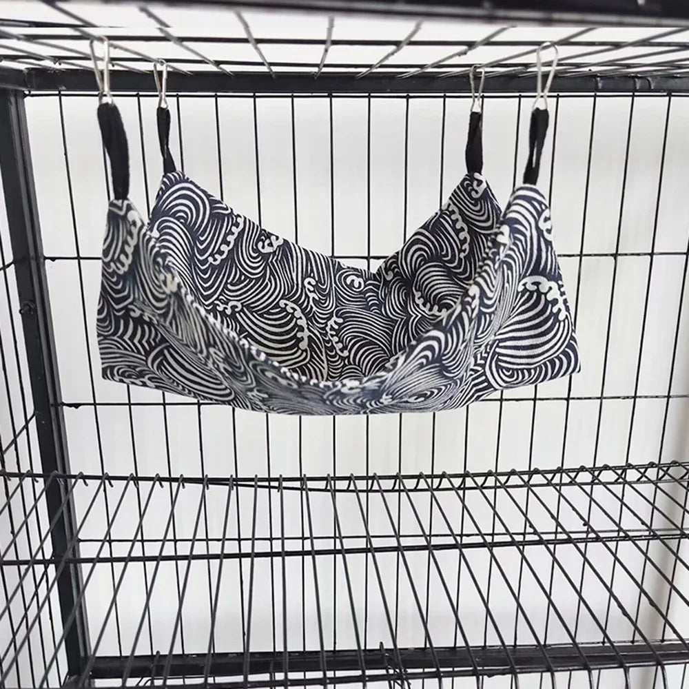 Cat Window Hammocks for Indoor Cats,Soft Plush Pet Bed,Suitable for Ferret Cotton Hammock,Guinea Pig,Hamster,Kittens Bed