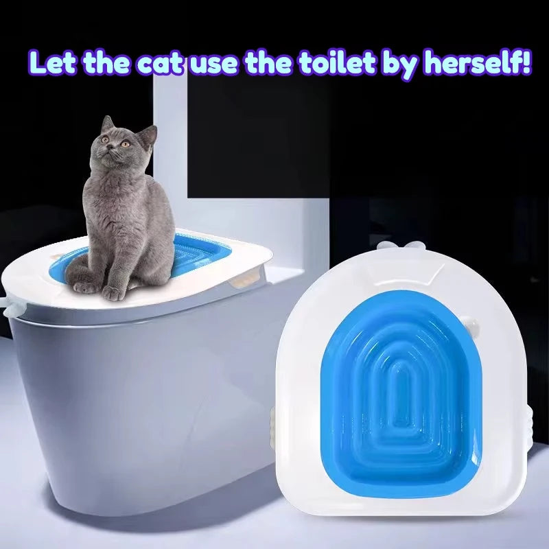 Reusable Plastic Toilet Training Kit for Cats Toilet Trainer Toilet for Puppy Cat Litter Mat Cleaning Product Best