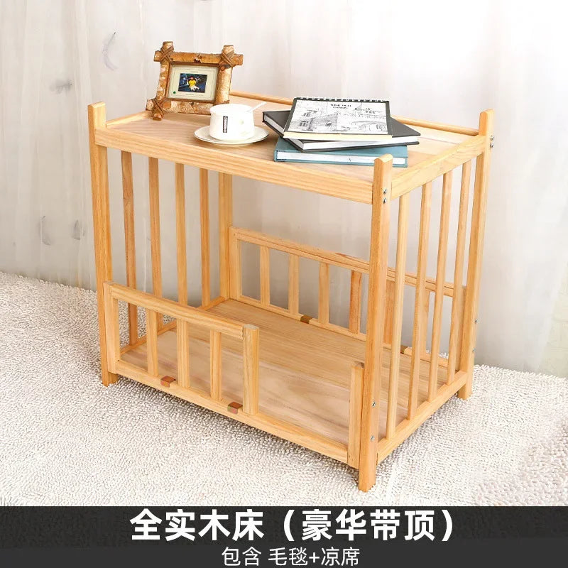Off the Ground Solid Wood Pet Bed Four Season Universal Dog Bed Small to Large Teddy Bed at Special Price