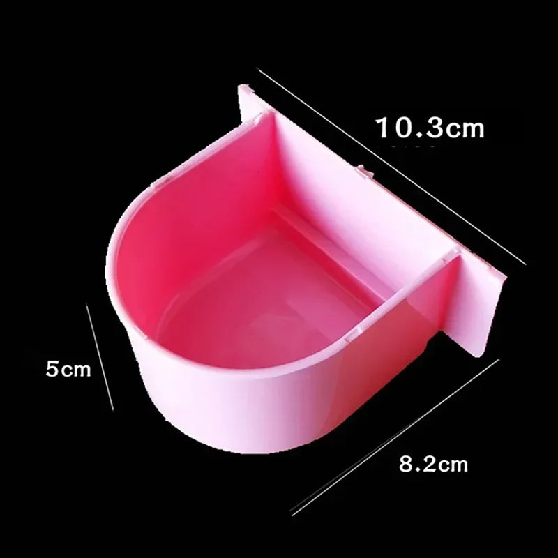 Bird Cage Food Boxes Trough Parrot Feeder Food Water Bowl Cup Budgerigar Macaws Finches Canary Bird Feeding Birdcage Food Boxes