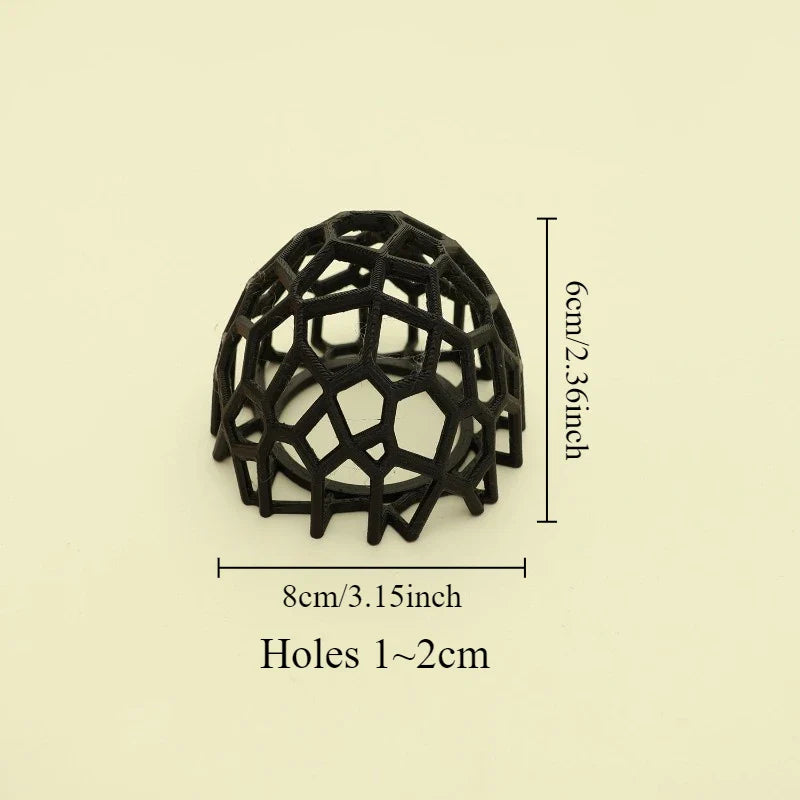 3D-printed Aquarium Cave Shelter Hidden House for Small Fish, Shrimp and Crab, Fish Bowl Decorations Ornaments