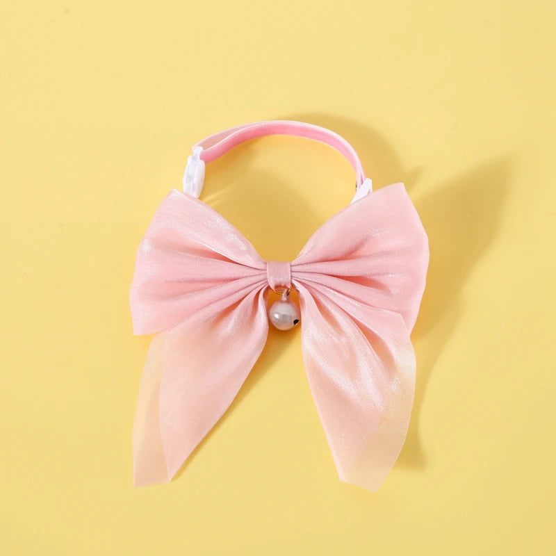 Pet Cat Hat Headgear Fine Workmanship Cashmere Elegant Soft Beret Bow Tie Collar Decoration Dogs Cap Beret For Decor New Year