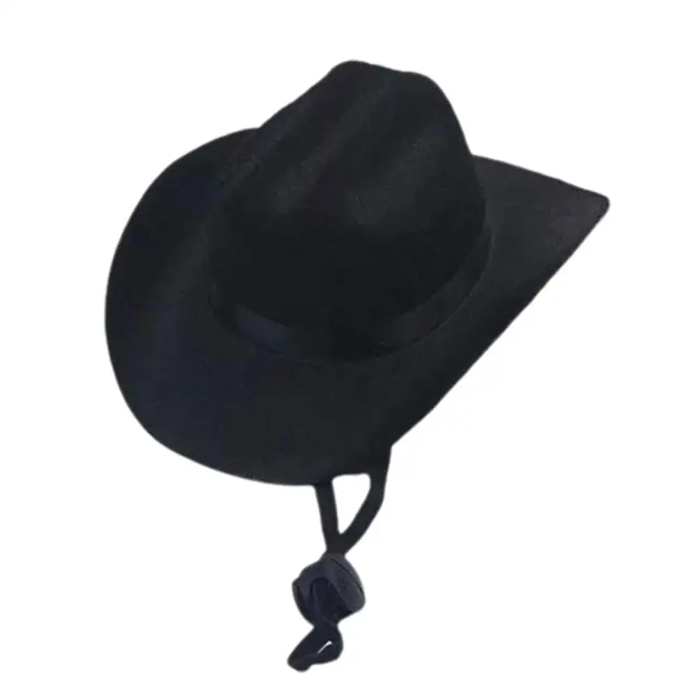 Pet Dog Cowboy Hat Headgear Cat Funny Headwear Outdoor Adjustable Cosplay Photo Dog Props Performance Accessories Caps G7I6