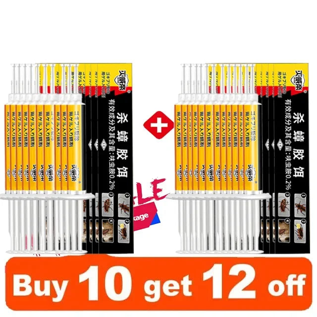 Cockroach Killer Gel Bait effective against cockroaches Control  Powerful Trap Eliminate Roach Bait Kitchen indoor