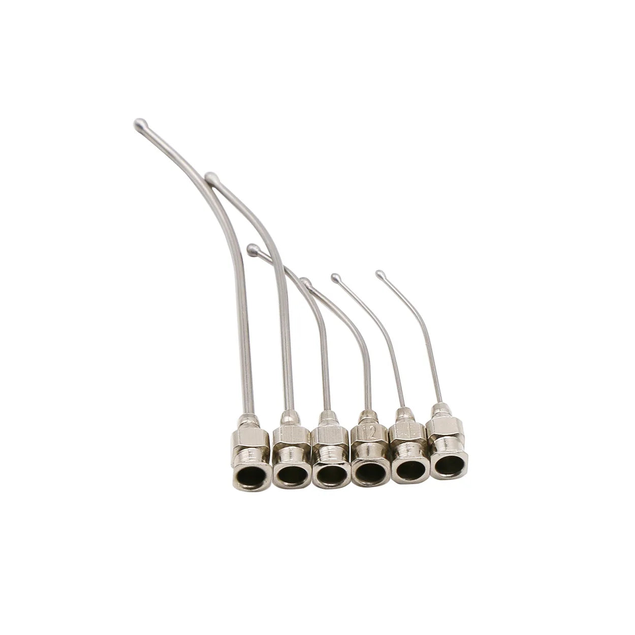 1Pc Stainless Steel feeding Tube Medicine Feeder Elbow Quail Parrot Bird Feeding Tube Small Animal Pet Feeding Tools